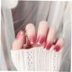 thumbnail image 3 of OULII Color Gradient Fake Nail Plated Silver Para De Con Material Duradero Y Fácil De Aplicar, 3 of 8