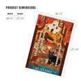 thumbnail image 2 of Lantern Press 1000 Piece Jigsaw Puzzle, Alabama, Woodland Forest Animals, Fall, Geometric, 2 of 5