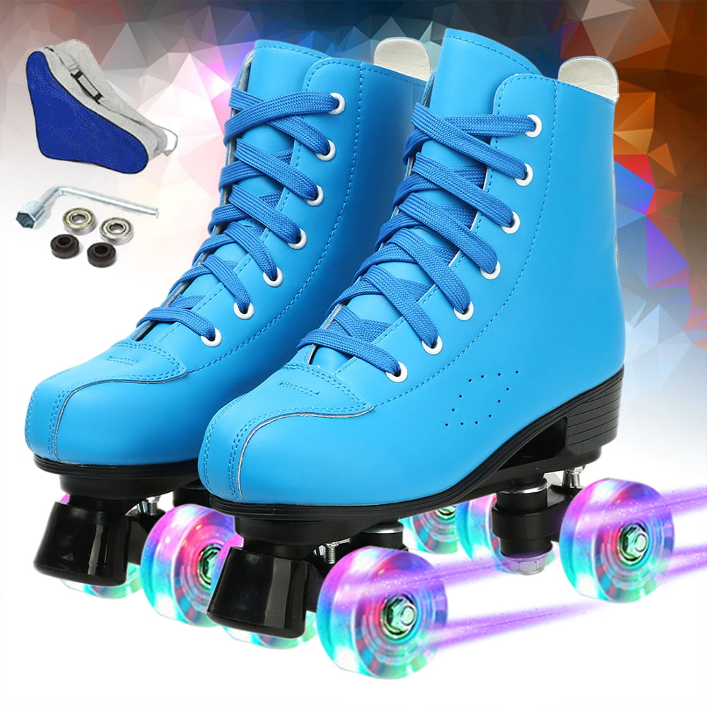 Roller Skates for Women Womens Classic Roller Skates Premium PU Leather Rink Skates for Unisex Girls Boys 