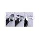 thumbnail image 3 of Manija de puerta de baño doble mate de 2 piezas para gabinetes de ducha de oficina de hotel Tirador, negro, 2.5 * 3.8 * 60 cm TUNC Sencillez, 3 of 5