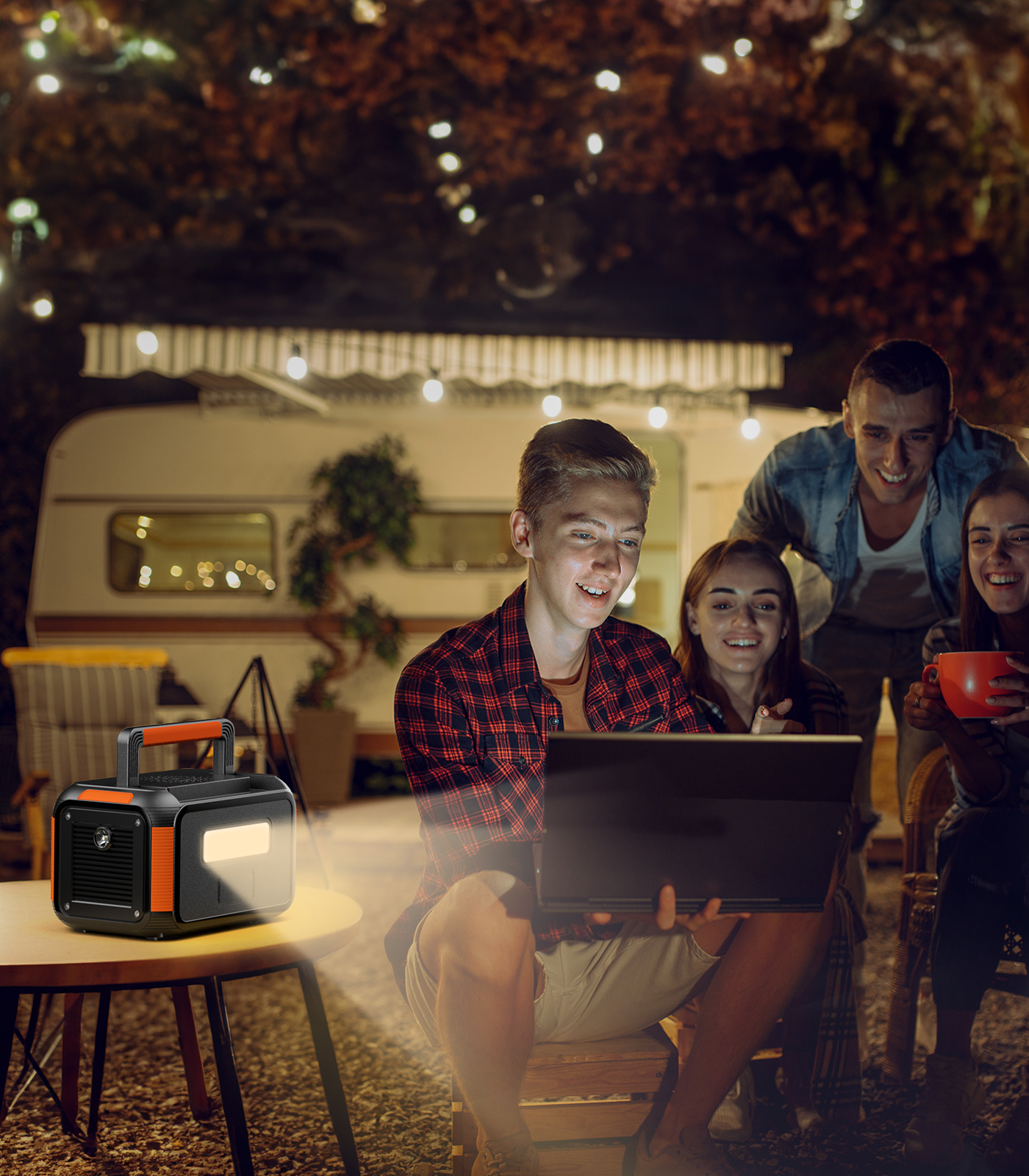 GRECELL 500W Continuous 1000W Peak Solar Generator