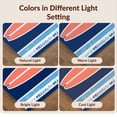 thumbnail image 7 of Design&I 5'x7' Ultra Soft Area Rug, Surfboard Vintage Longboard Wave Border Stripe Aesthetics Surf None Fluffy Washable Non Shedding for Bedroom Living Room Home Office, 7 of 7