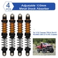 thumbnail image 3 of Gwong Juguete 4pcs 80/90 / 100/11 / 120mm Amortiguador de amortiguadores de aleación universal para 1/10 RC coche Gwong 30005836, 3 of 7
