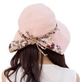 thumbnail image 3 of DQRPSEETB Sun Hats for Women Summer Sun Hat Sunscreen Travel Sun Visor Hat Summer Beach Hat Gardening Hat Pink, 3 of 9