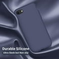 thumbnail image 4 of Designed for iPhone SE Case 2022/2020, Designed for iPhone 7 8 Case, Silicone Ultra Slim Shockproof Phone Case with [Soft Microfiber Lining], 4.7 inch, Navy Blue, 4 of 13