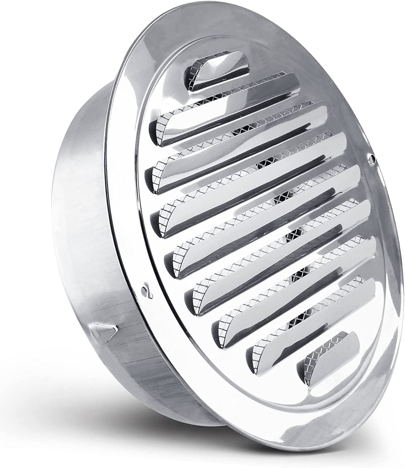 8 Inch Round Vent Cover Stainless Steel Air Vents Round Soffit Vents Louver Grille Cover with