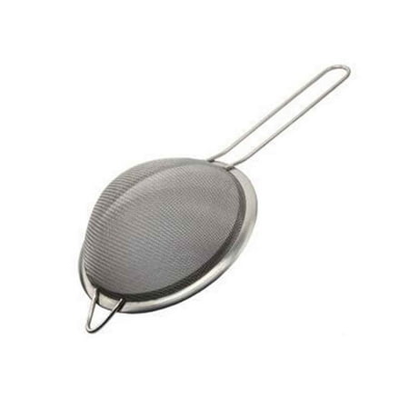 

2PCS Home Kitchen Oil Strainer Tool Stainless Steel Wire Mesh Flour Sifter Sieve Colander