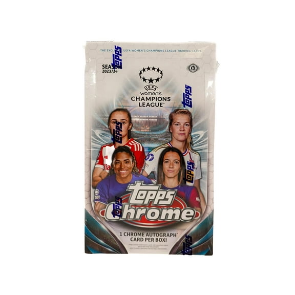 2023/24 Topps Chrome UEFA Women's Champions League Soccer Hobby Box