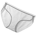 thumbnail image 4 of Bragas de mujer Calzoncillos de algodón sin costuras de cintura media Ropa interior suave, Gris, XXL Sweethay AP001351-01, 4 of 7