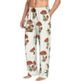 thumbnail image 2 of Yiaed Mushroom Print Men's Lounge Pants, Loose PJ Bottoms, Long Pajama Pants for Men-XX-Large, 2 of 5