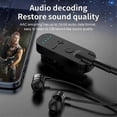 thumbnail image 1 of Lavalier Bluetooth 5.2 Wireless Audio Receiver 3.5mm AUX with Mic Noise Cancelling Game/Music/Call Stereo Adapter Red, 1 of 5