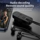 thumbnail image 1 of Lavalier Bluetooth 5.2 Wireless Audio Receiver 3.5mm AUX with Mic Noise Cancelling Game/Music/Call Stereo Adapter Red, 1 of 5