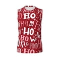 thumbnail image 4 of Yiaed Ho Pattern Funny Christmas Print Men's Singlet Vests Summer Running Muscle Tank Tops Gym Undershirt Round Neck Sleeveless for man, 4 of 5