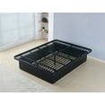 thumbnail image 2 of Modern Black King Size Platform Bed Frame - 16 Inch Heavy Duty Metal, 2 of 10