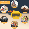 thumbnail image 3 of MesaSe Portable Bento Lunch Box for Adults and Kids With 3 Compartment 1400ML Leak Proof Bento Lunch Box Kit Lunch Container Included Reusable Insulated Lunch Bag  Soup Cup  Spoon & Fork, 3 of 7