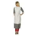 thumbnail image 3 of Bimba Women Indian Tunic 3/4 Sleeve Rayon custom Kurta Kurti Casual Summer Top, 3 of 5
