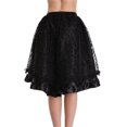 thumbnail image 6 of Idoravan Women's Basic Versatile Skirt Punk Mesh Skirt Cosplay Costume Womens Retro Gothic Pirate Dance Skirts Show Girl Outfits, 6 of 8