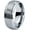 2-Grey Step Bevel Tungsten, variant on Gamer Mens Jewelry Black Wedding Ring Tungsten Designer Last Minute Gifts 21st Birthday Gift Daughter