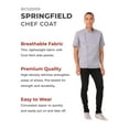 thumbnail image 2 of Chef Coat Chef Works Springfield gris manga corta 4XL, 2 of 6