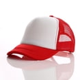 thumbnail image 4 of Gorra de béisbol con visera para niño y niña, gorro informal con Cierre trasero, malla, estilo Hip Hop, 2022, 4 of 4
