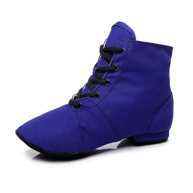 XIHAHA-zapatos de Jazz para mujer, zapatos de baile de Ballet, zapatillas de lona de banda alta, baile de Tango latino, zapatos de punta para Ballet