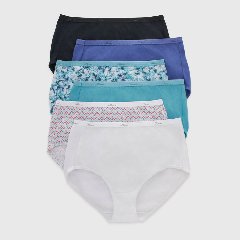 Hanes Women's Super Value Bonus Cool Comfort Cotton Brief Underwear, 6+3 Bonus Pack