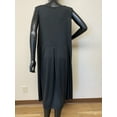 thumbnail image 3 of 24seven Comfort Apparel Womens Plus Pleated Midi Fit & Flare Dress, 3 of 5