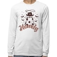 thumbnail image 2 of Country Ghost Howdy Long Sleeve Shirt Unisex Small White, 2 of 5