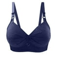 thumbnail image 2 of Patlollav Womans Bras Gathered Together Plus Size Daily Bra Underwear No Rims, 2 of 6