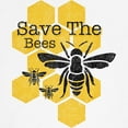 thumbnail image 3 of CafePress - Honeycomb Save The Bees Sweatshirt - Crew Neck Sweatshirt, 3 of 4