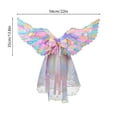 thumbnail image 4 of Costume Set Angel Devil Cosplay Prop for Kids with Wing Mesh Cloth and Bow for  Carnival Themed Cosplay Party Accessories, 4 of 6