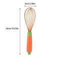 thumbnail image 3 of Whisks Plastic Handle Whisk Handle Manual Whisk Cream Whisk Dough, 3 of 8