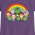 thumbnail image 3 of Disney - Group Shot - Toddler & Youth Girls Short Sleeve Graphic T-Shirt, 3 of 5