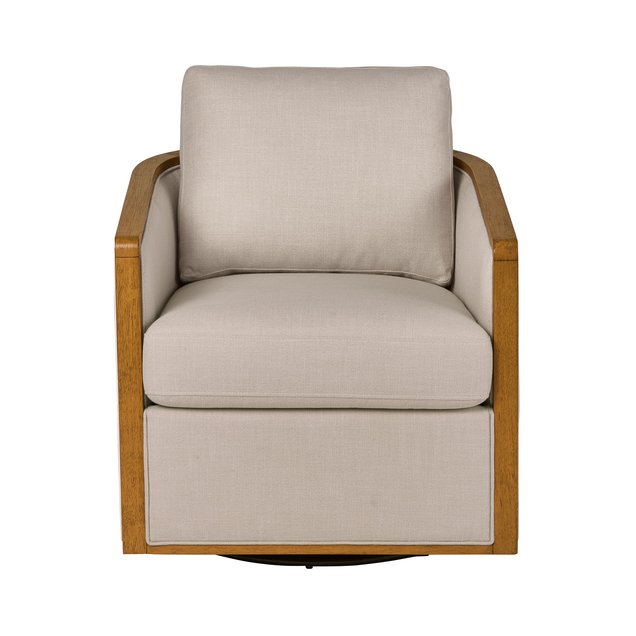 Better Homes & Gardens Windsor Swivel Accent Chair, Cream