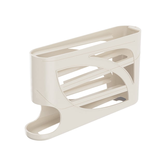 Caja para almacenar huevos, organizador para puerta lateral del refrigerador, dispensador automático de huevos con ruedas, estante para huevos de gran capacidad y reposición automática, multicapa
