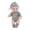 Gray, variant on Orange 28Cm Talking Blinking Eyes Vinyl Doll Soft Rubber Simulation Toy With Voice For Kindergarten Learning