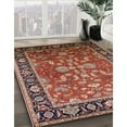 thumbnail image 2 of Ahgly Company Indoor Round Mid-Century Modern Light Copper Gold Oriental Area Rugs, 6' Round, 2 of 6