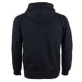 thumbnail image 2 of Men's Cotton Blend Zip Up Drawstring Fleece Lined Sport Gym Sweater Hoodie (Black,S), 2 of 2