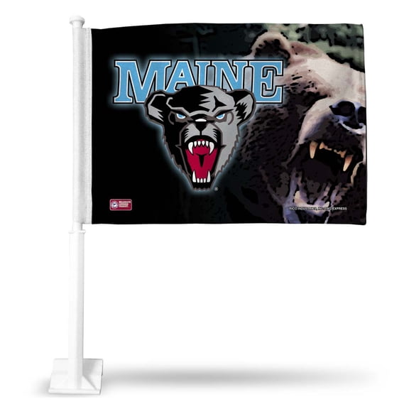 Maine Black Bears 11x14 Window Mount 2-Sided Car Flag
