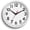 C-white-8", variant on Wall Clock 8 Inch Silent Non-ticking Operated - Small Analog For Bedroom  Office Kitchen Bathroom Modern Minimalist Decorative (black)