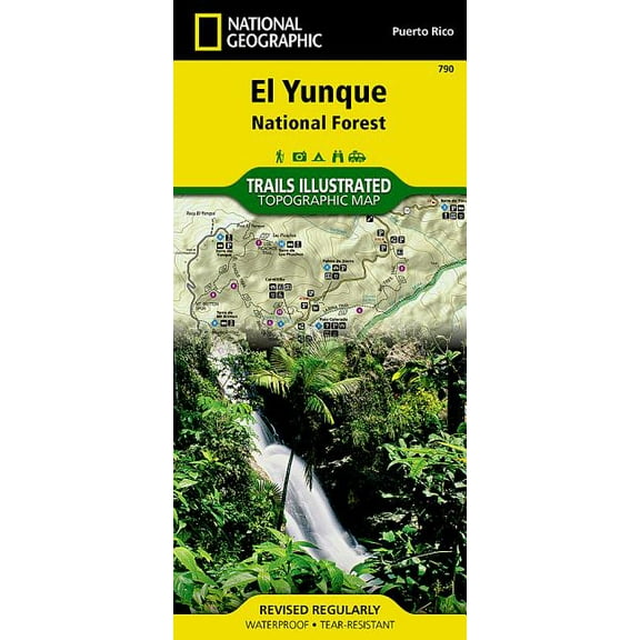National Geographic: Trails Illustrated Maps: El Yunque National Forest - Folded Map