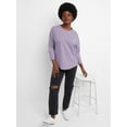 thumbnail image 2 of Hanes Essentials Women's Classic Fit 3/4 Sleeve T-Shirt, Sizes XS-2X, 2 of 8