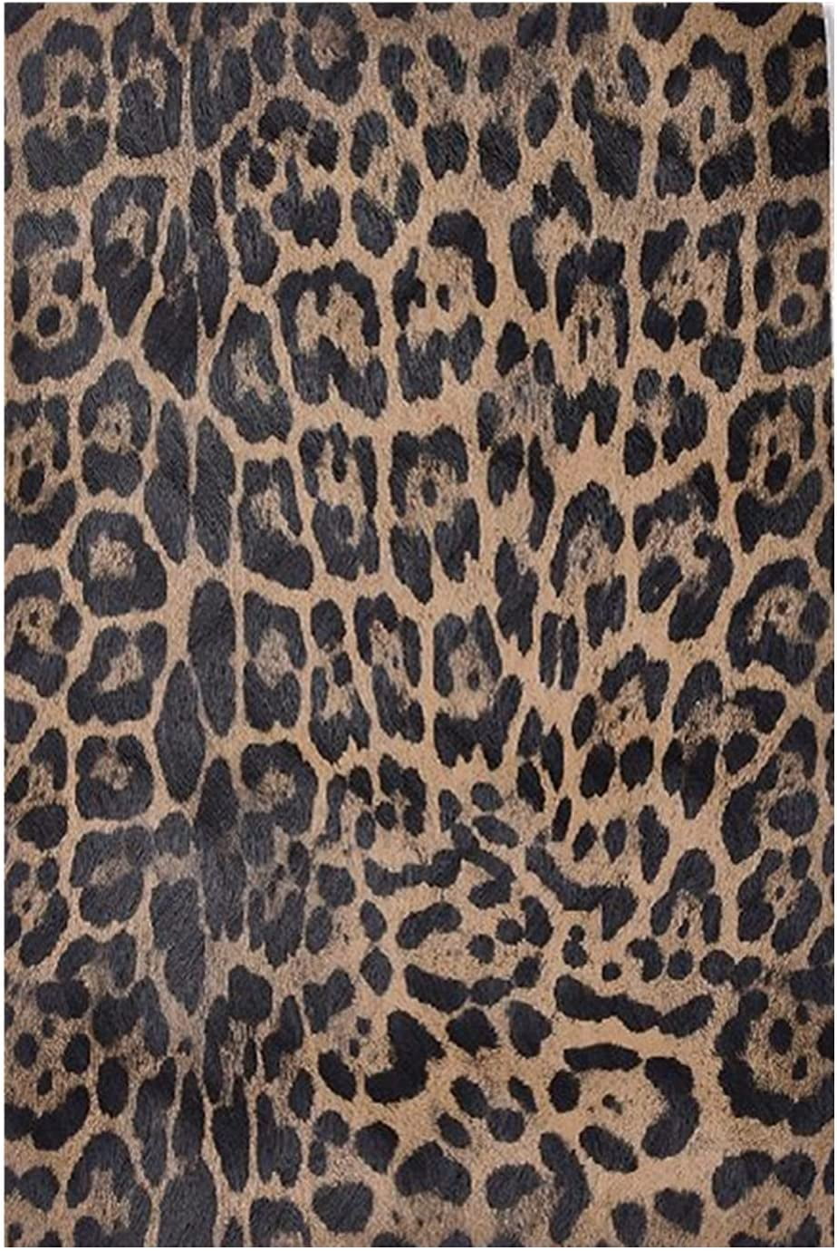 Printed Faux Leather Sheet Leopard Pattern Synthetic Leather Self-Adhesive  Back for Earring,Jewelry Making,Purse,Scrapbook Pages,Pencil Cases, Crafts
