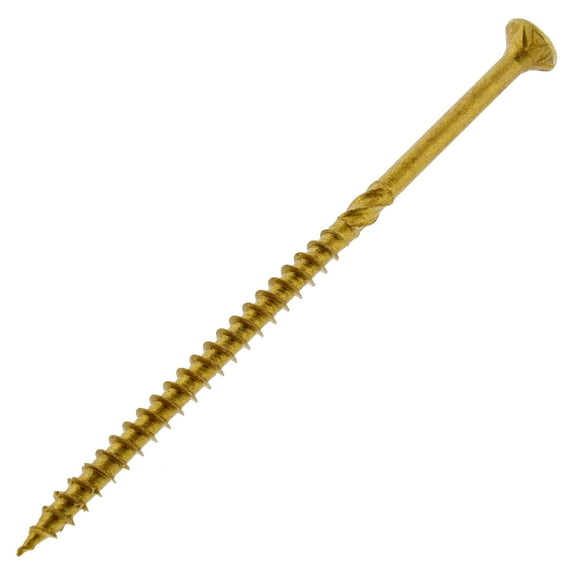U2 Fasteners Wood Deck Screws Size 12 - 500pc Bulk Box 5in Universal Screws