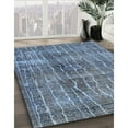thumbnail image 3 of Ahgly Company Machine Washable Indoor Square Traditional Purple Navy Blue Area Rugs, 6' Square, 3 of 7