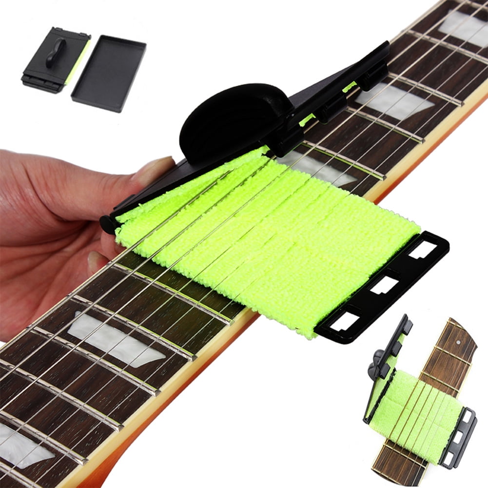 Cheers.US Guitar string cleaning and care device cleaning and string
