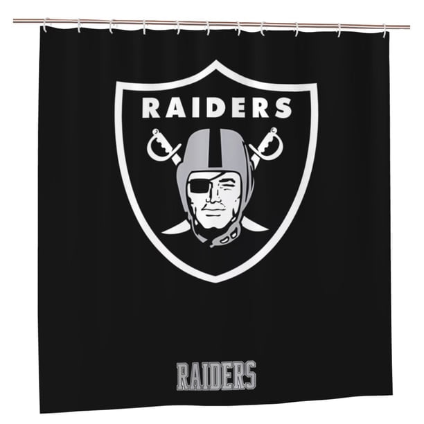 Cortina de ducha de secado rápido para baño, impermeable, con ganchos, diseño de fútbol americano, para baño, de plástico, 60 x 72 pulgadas