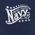 thumbnail image 4 of Indivisible Official U.S. Navy Stars Men's Classic Ring-Spun T-Shirt, Indigo Heather, Large, 4 of 7
