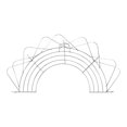 thumbnail image 1 of DOLITY Oil Drain Rack Baking Tool Semi Circular Folding for Fried Food Steamer Rack, 1 of 9