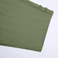 thumbnail image 7 of Xcmzpl Mens Linen Casual Pants Elastic Waist Baggy Straight Leg Trousers with Button Hem Yoga Beach Summer Pocket Cropped Pant Army Green M, 7 of 7